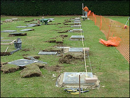 Buildings in most cases will need to sit on top of pad foundations. 