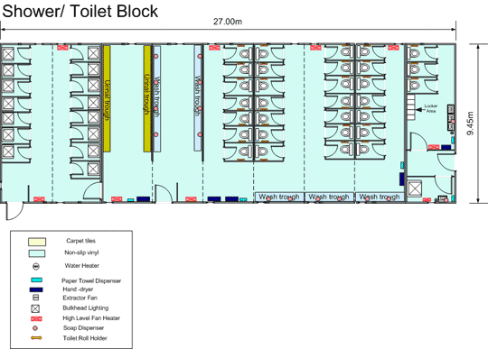 Shower / Toilet Block